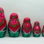 Matryoshka, Babushka or Babooshka, Stacked Russian Wood Nesting Dolls for Sale Gifts 7pc