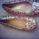 size 9 sequence party slippers