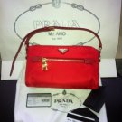 Authentic Prada Handbag BN1834 Red