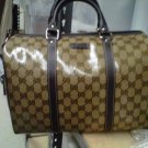 GUCCI Crystal Boston GG Handbag