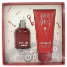 Amor Amor by Cacharel Gift Set- 3.4 oz Eau De Toilette Spray +6.7 oz Body Lotion
