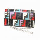 Fendi Zucca Pastello Chain Clutch 8m0219