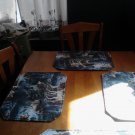 handmade wolf placemats TEMPORARILY UNAVAILABLE