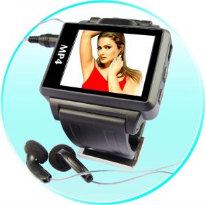 Widescreen MP4 Player Watch -1.8 Inch Display - 2GB