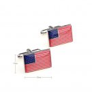 US Flag Pattern Rare Cufflinks