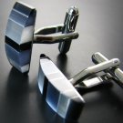 Blue Opal/cat-eye Shirt cuff Cufflinks cuff links drop shipping for men's gift a55#