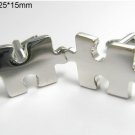 puzzle shape Shirt cuff Cufflinks cuff links drop shipping for men's gift