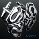 fashion superman shape Shirt cuff Cufflinks cuff links drop shipping for men's gift