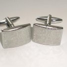 Laser decorative pattern electroplating cufflinks, Men's cuff links