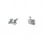 10 cases x Detal Orthodontic Bondable Roth Bracket 0.022 with 3 hooks