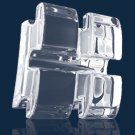 5 cases x Detal Orthodontic Clear Sapphire Ceramic Roth Bracket 0.022 with 3 hooks