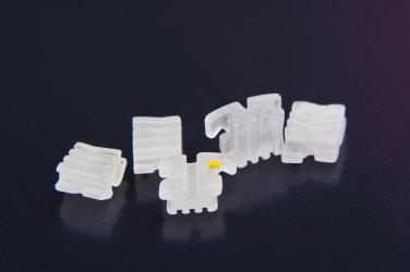10 cases x Detal Orthodontic Ceramic Edgewise Bracket 0.022 with 3 hooks