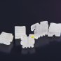 10 cases x Detal Orthodontic Ceramic Edgewise Bracket 0.022 with 3 hooks