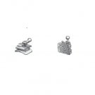 10 cases x Detal Orthodontic Multi-Functional Bracket 0.022 with 3 hooks