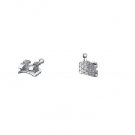 10 cases x Detal Orthodontic Ricketts Bracket 0.022 with 3 hooks
