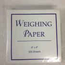 Weighing Paper 4" x 4" 500 Sheets