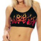 Flame Print Cami & Thong Set