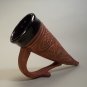 Celtic Beer Mug Drinking Horn by Chischilly Pottery