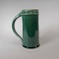 Celtic Cross Beer Mug forest green stoneware by Chischilly Pottery