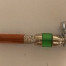 Large Metal Pipe Green & Brown