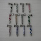 Diamond cut metal pipe Green