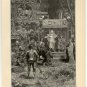 Ferdinand and Isabella Welcome the Return of Columbus, 108 year old original antique print