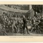 Last Compromise, Clay Urging Omnibus Bill upon the Senate, 108 year old original antique print