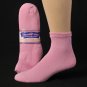 12 Pr Physician's Choice Pink Diabetic Quarter Socks Size 10-13 Free S&H