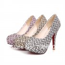 2. Spring New Women Girl Geek chic Nappa Martin Boots Stiletto Pumps Wedges High Heels Shoes