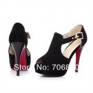 3. Women Girl Cowhide Frosted Sandals Martin Boots Suede Wedges Vanguard Pumps Stiletto Heels Shoes