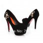 5. Spring New Women Girl Wedges Leopard High Heels Shoes Pumps Martin Short Knight Boots