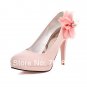 8. Spring New Women Girl Wedding Simple Style Pumps Ballet Flats Wedges Stiletto Flower Shoes