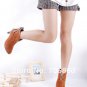 14. Spring New Women Girl PU Mash up Wedges Wedding Martin Knight Short Boots Pumps High Heels Shoes
