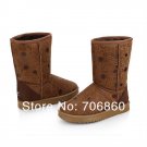 16. Winter New Women Girl Half Boots Ballet Flat Snow Boots Shoes Free Shipping