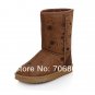 16. Winter New Women Girl Half Boots Ballet Flat Snow Boots Shoes Free Shipping
