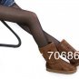 16. Winter New Women Girl Half Boots Ballet Flat Snow Boots Shoes Free Shipping