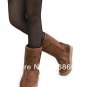 16. Winter New Women Girl Half Boots Ballet Flat Snow Boots Shoes Free Shipping