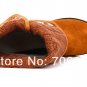20. Spring New Women Girl Comfort Pumps Sexy Suede Flat Shoes Wedges Dermis Half Boots Free Shipping