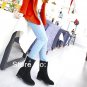 20. Spring New Women Girl Comfort Pumps Sexy Suede Flat Shoes Wedges Dermis Half Boots Free Shipping