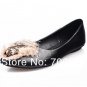 25. Spring New Women Girl PU Cheetah Head Wedding Comfort Sexy Sandals Casual Flat Shoes