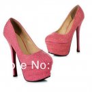 29. Spring New Women Girl Suede Wedges Vanguard Wedding Pumps Comfort Sexy High Heels Shoes