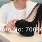 29. Spring New Women Girl Suede Wedges Vanguard Wedding Pumps Comfort Sexy High Heels Shoes