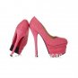 29. Spring New Women Girl Suede Wedges Vanguard Wedding Pumps Comfort Sexy High Heels Shoes