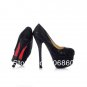 30. Spring New Women Girl PU Vanguard Wedding Pumps Comfort Wedges Sexy High Heels Shoes
