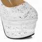 30. Spring New Women Girl PU Vanguard Wedding Pumps Comfort Wedges Sexy High Heels Shoes