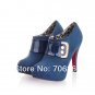 33. Spring New Women Girl Suede Wedges Buckle Pumps Comfort Wedding Sexy Boots Heels Shoes