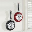 Frying pan wall clock
