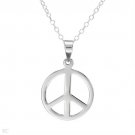 Sterling silver Peace necklace