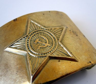 USSR Army solder belt buckle
