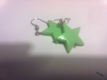 Acrilic Star Ear rings